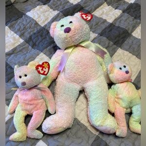Bundle of 3 TY “GROOVY” Beanies: Buddy and Two Babies